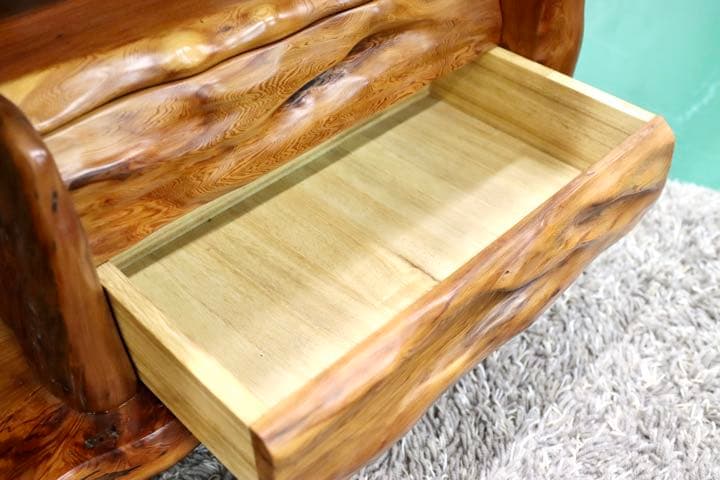 GMFO11○世界遺産屋久杉 最高級 茶棚 飾り棚 キャビネット サイドボード