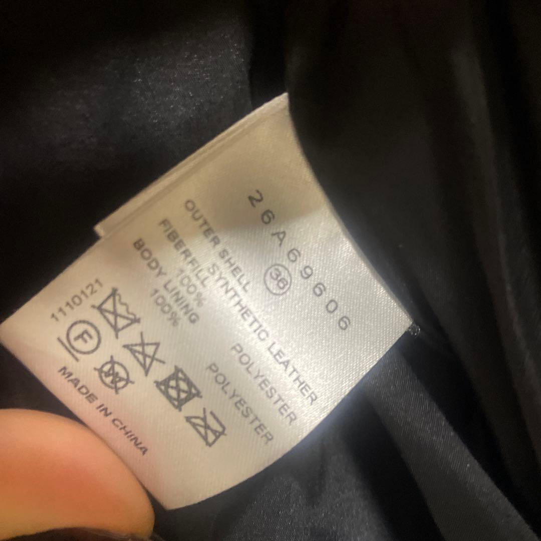 【24AW LE CIEL BLEU 】フェイクレザーパデッドコート