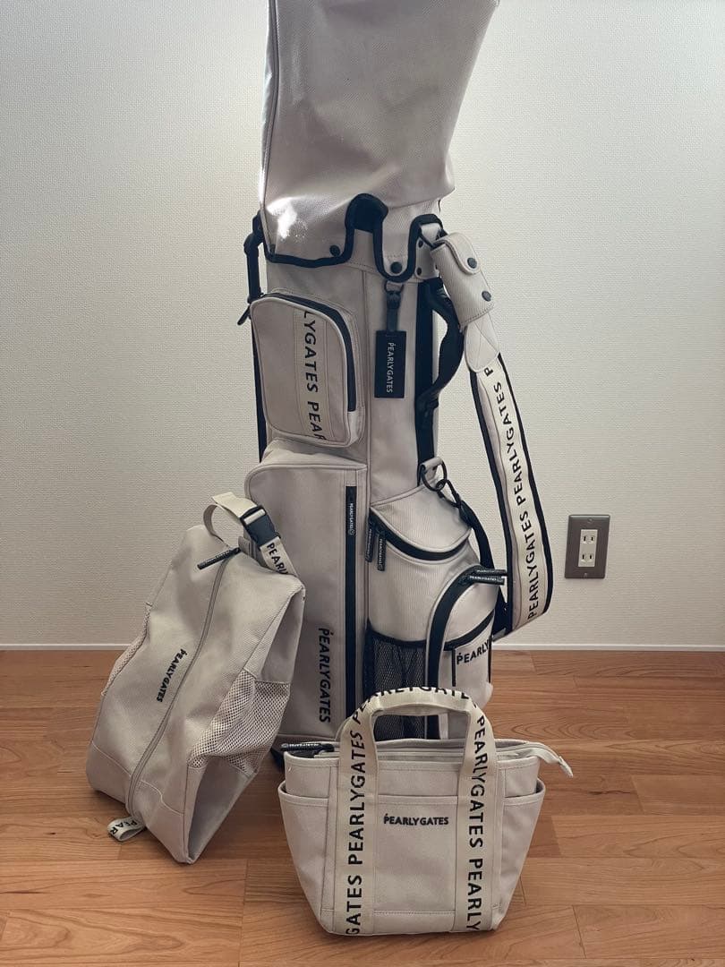 パーリーゲイツ キャディバッグのみ　ベージュ