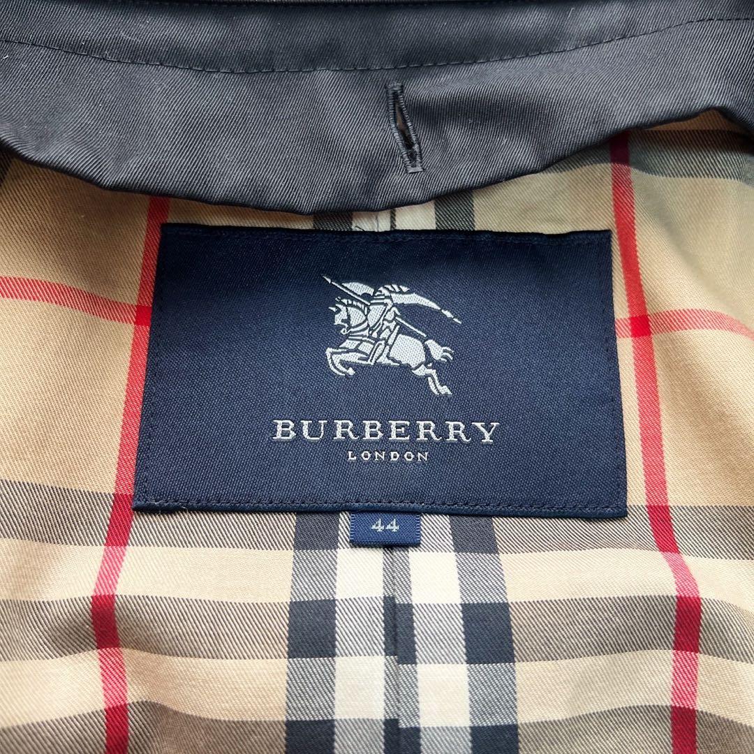 希少大きいサイズ44　バーバリーロンドン　トレンチコート　ノバチェック　ライナー