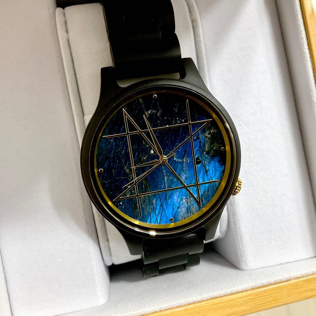 NOZ 腕時計　ラブラドライト42mm 美品【送料無料】