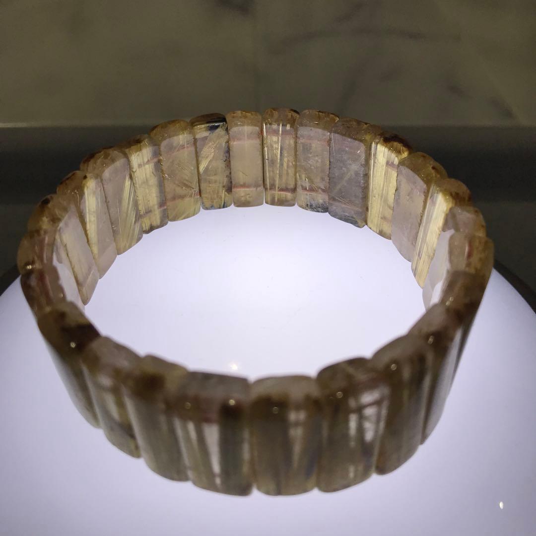 ③ルチルクォーツバングル(18-21mm級)