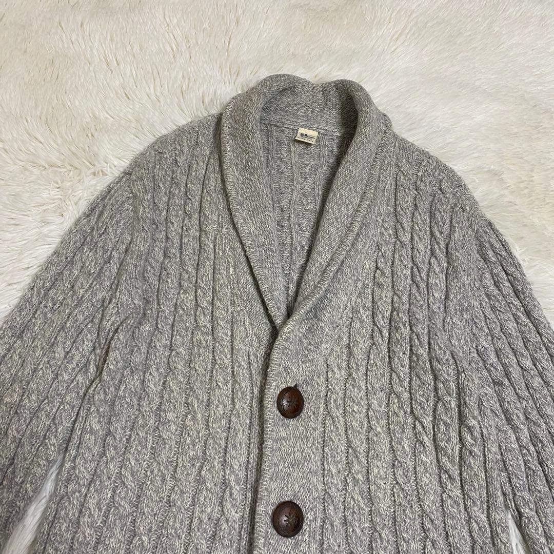 ロンハーマン　カシミア100% ニット　カーディガン　ウッドボタン　M メンズ