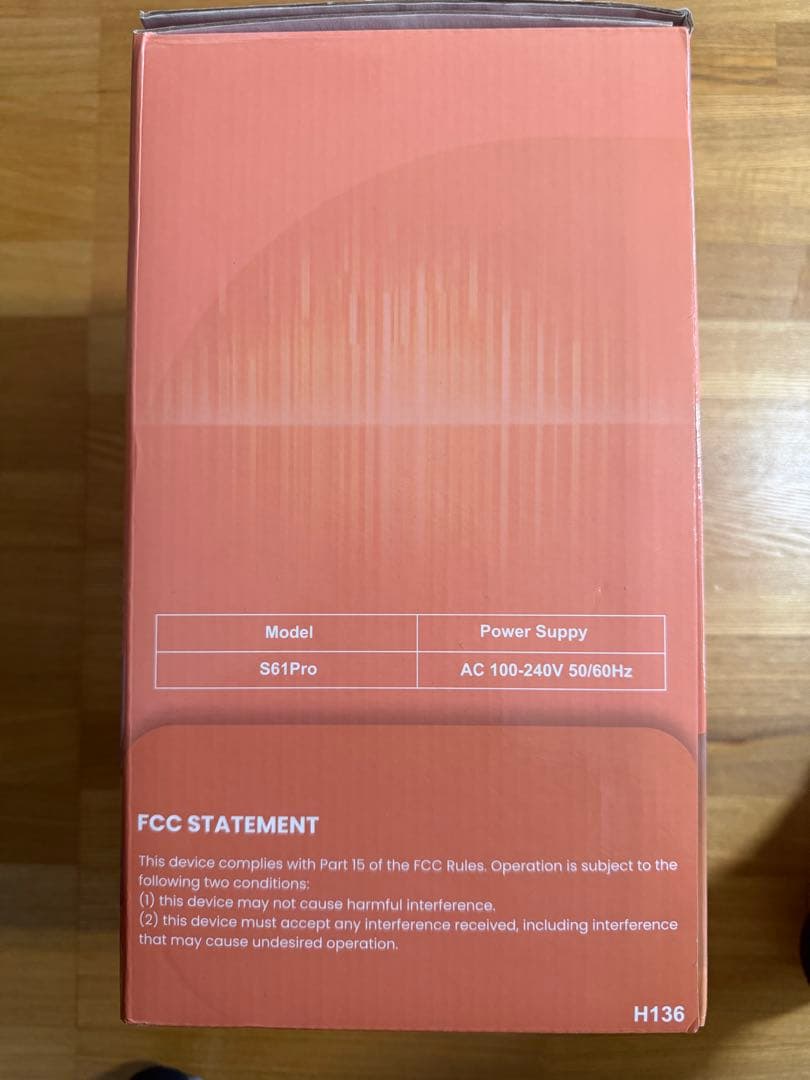 Sovboi S61Pro ホワイトプロジェクター 本体