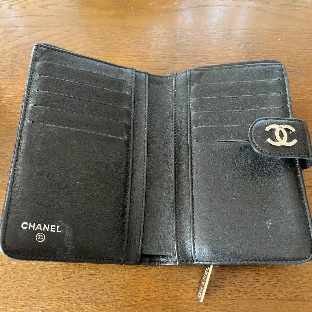 【値下げ】CHANEL セブルガライン 二つ折り財布