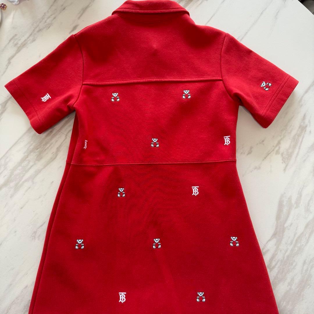入手困難BURBERRY バーバリー ベア刺繍 ワンピース 8Y 128cm