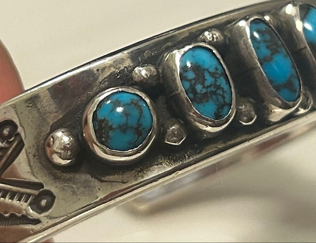 マークチー　バングル　パージャンターコイズ