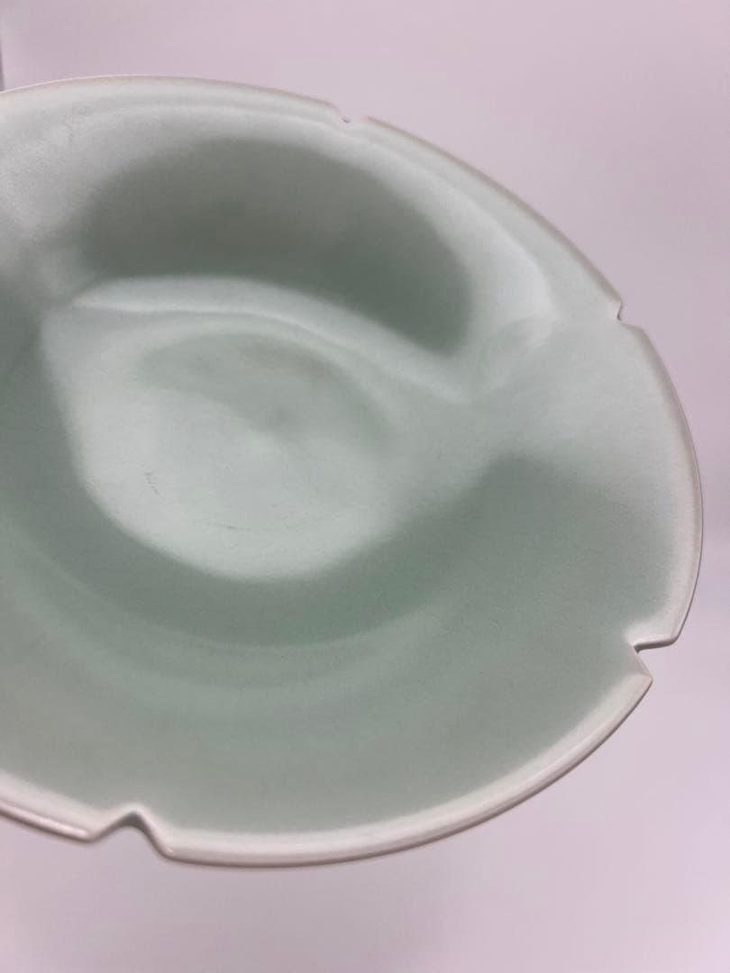 中国明清朝竜泉窯お皿　骨董　古美術　唐物コレクション　江戸アンティーク青磁