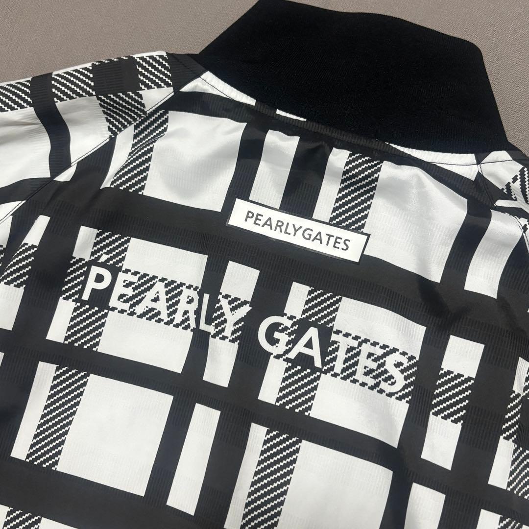 パーリーゲイツPEARLY GATES チェック柄ダブルジップジャケット6蓄熱