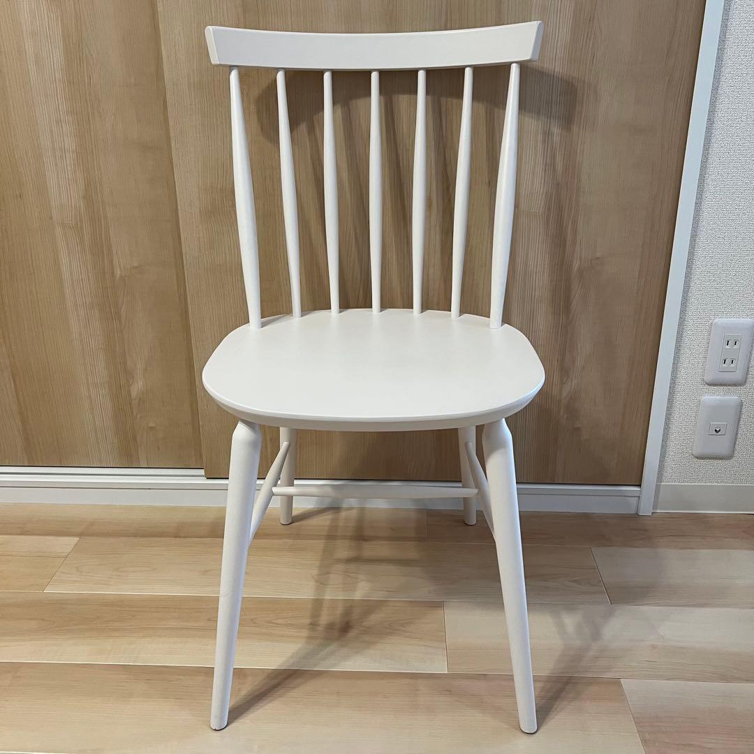 ACTUSダイニングチェアELIZA2 ホワイト②