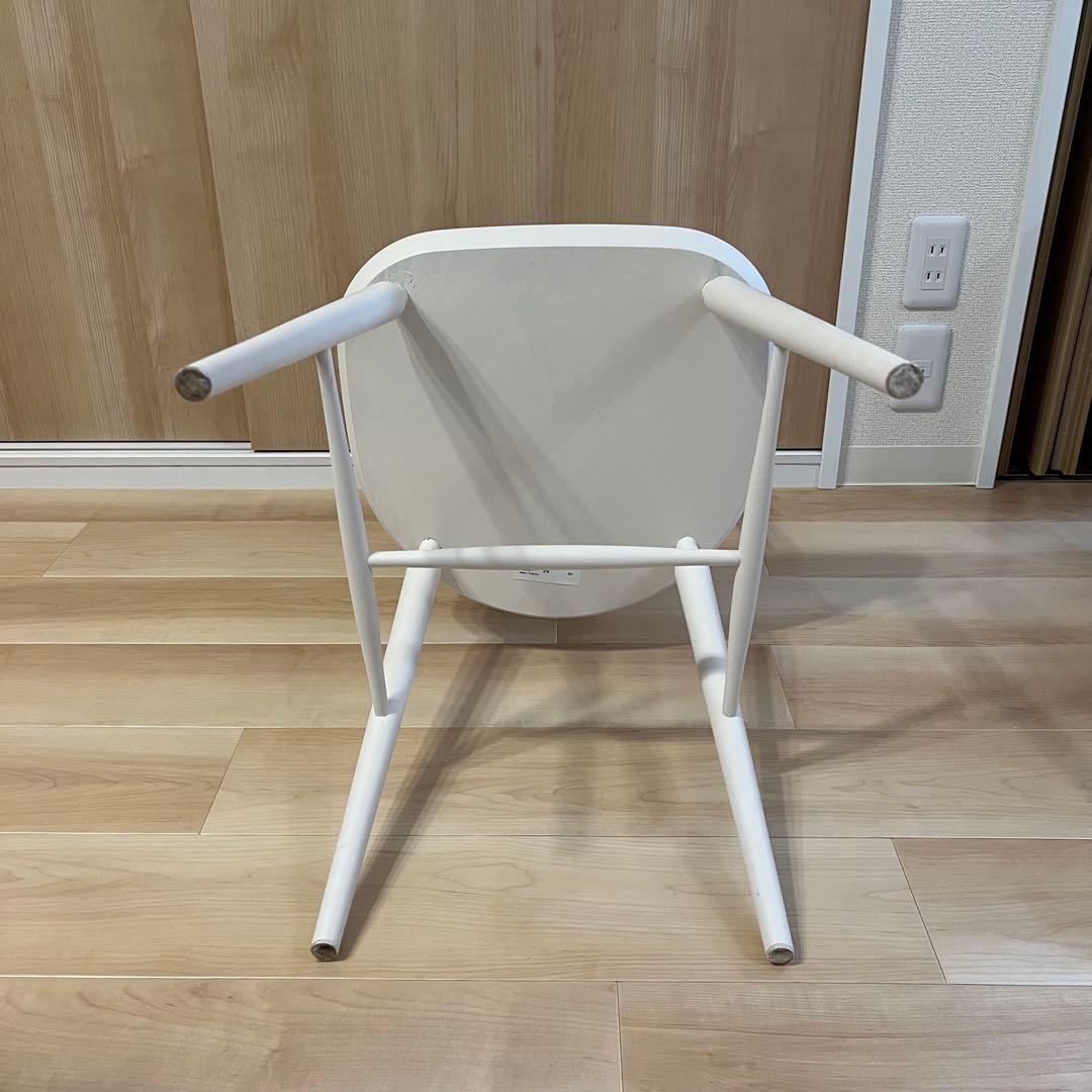 ACTUSダイニングチェアELIZA2 ホワイト②