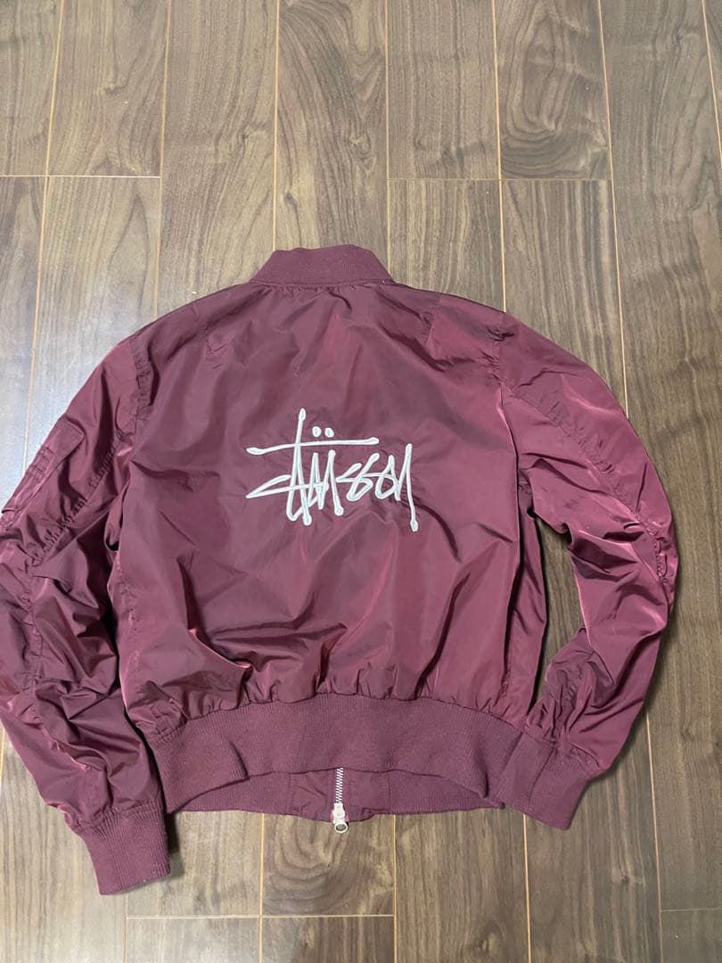【年始限定】00s stuusy ステューシーMA-1 jacket