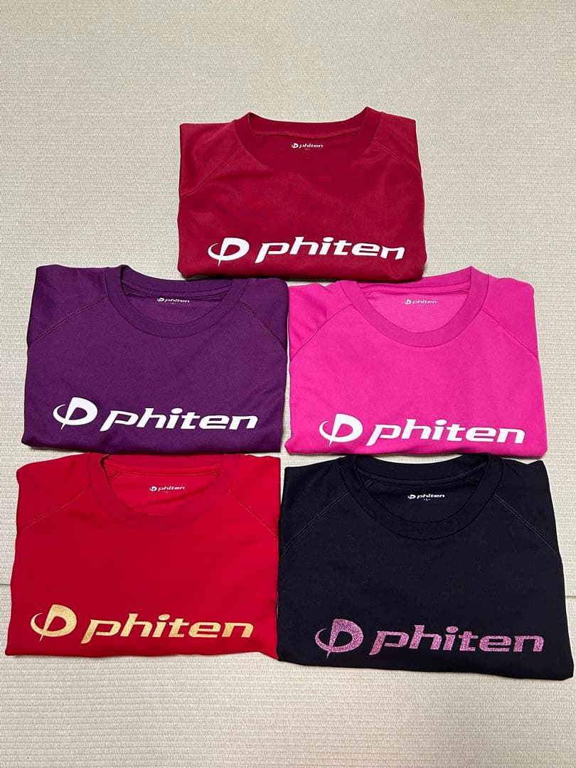 ファイテン　phiten 半袖シャツ 5枚セット　サイズL