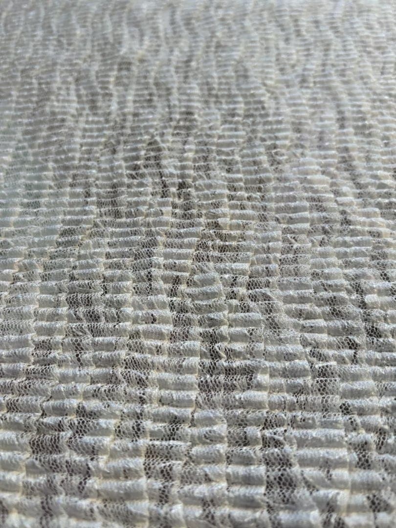 ISSEY MIYAKE プリーツ 花柄刺繍入り ブラウス L