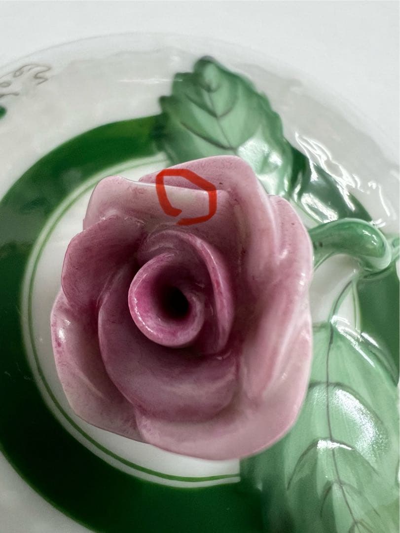 168/ヘレンド ウィーンのバラ プレート＆クリーマー＆シュガーポット 計5点