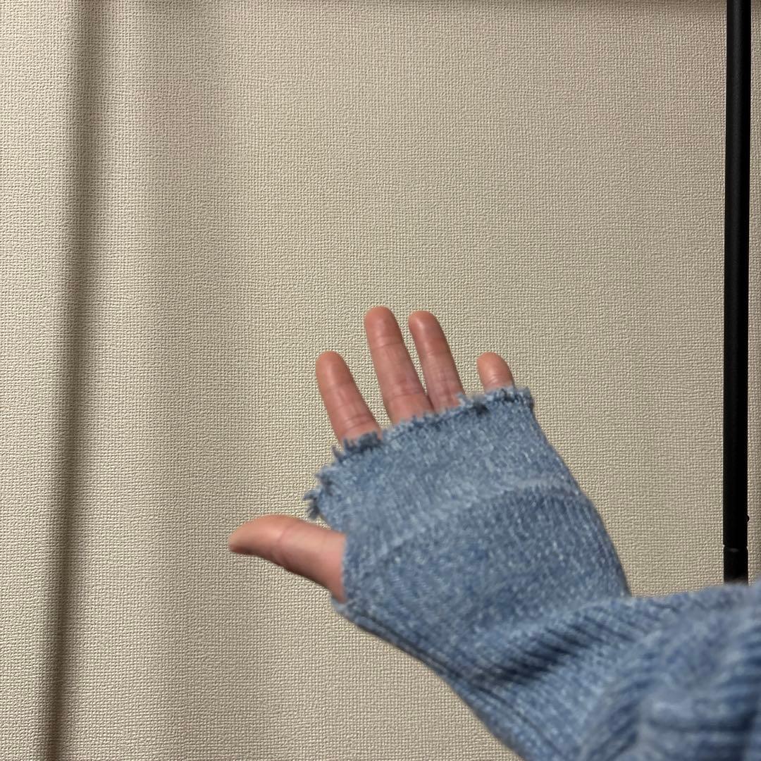 【値下げ中】 MAATEE&SONSマーティアンドサンズ　ニット　ブルー　美品