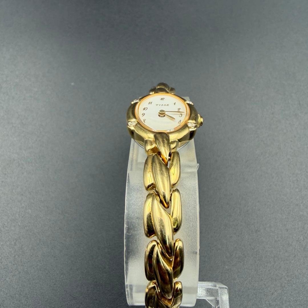 SEIKO TISSE 1F20-5040 4Pダイヤ レディース 腕時計