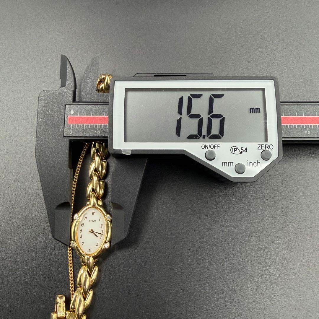 SEIKO TISSE 1F20-5040 4Pダイヤ レディース 腕時計