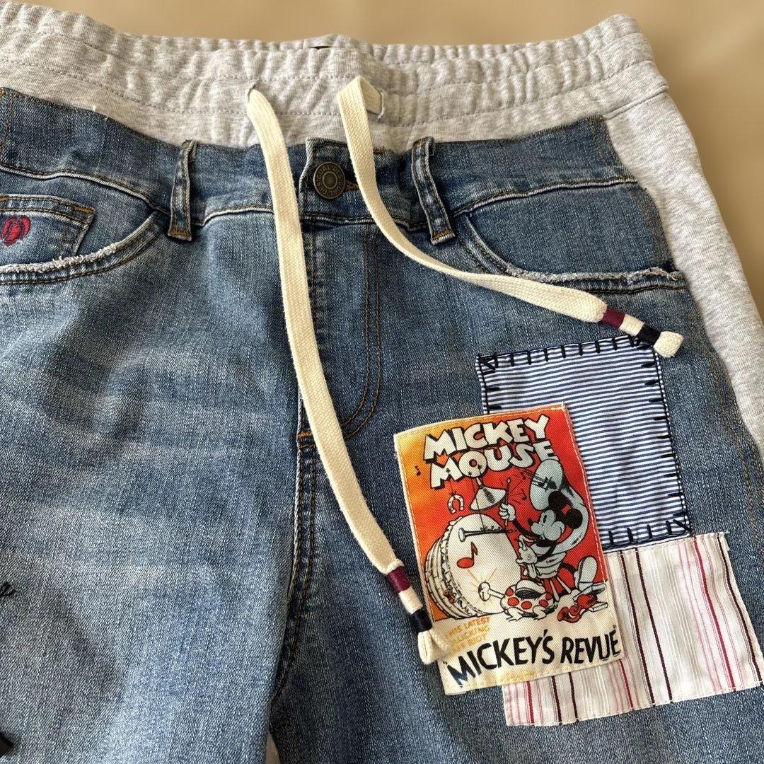 Desigual ミッキーマウス デニムスウェットパンツ　値下げしました