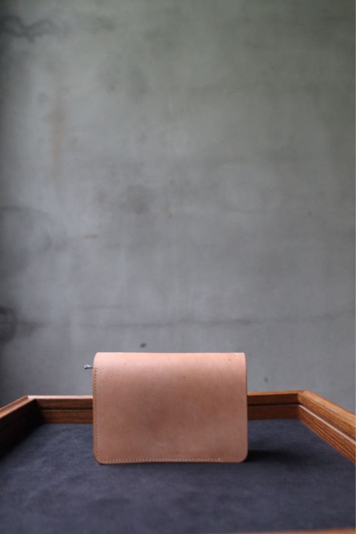 【美品】forme Short Wallet Natural HorseButt