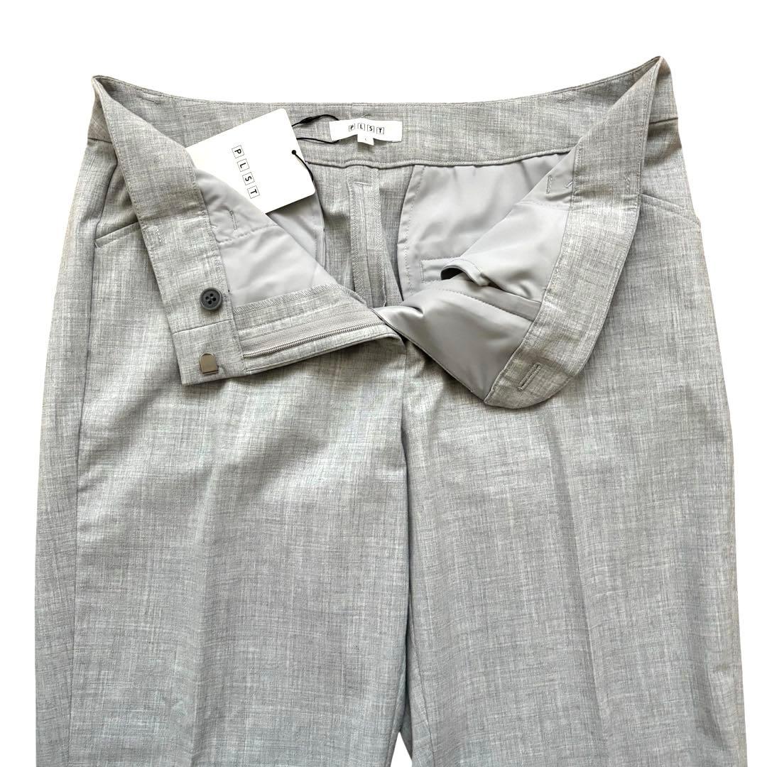 【新品タグ付】プラステ　パンツスーツ　上下　ジャケット　セットアップ　グレー L
