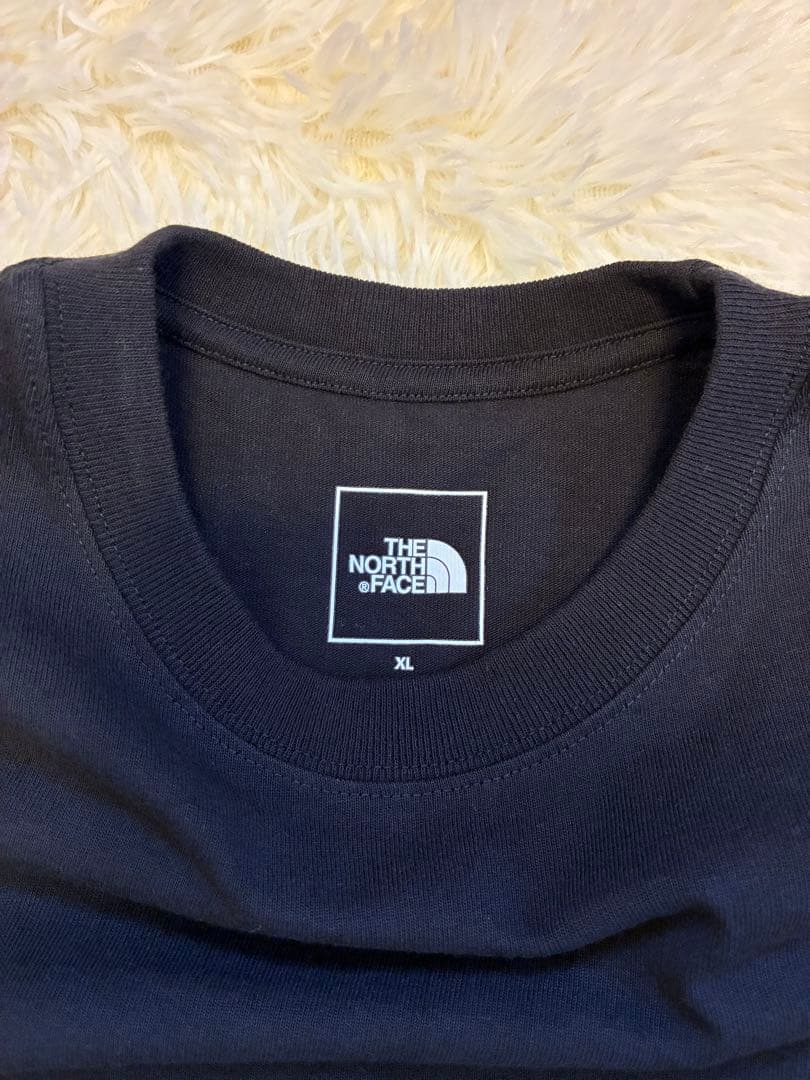 ノースフェイス　ロングスリーブフラワーワンピース　長袖　黒　XL