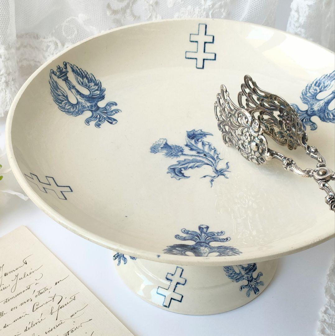 希少　美品　リュネビル　ロレーヌ　コンポティエ　フランスアンティーク