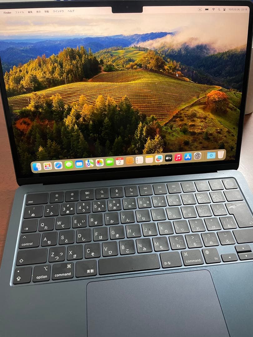 MacBook Air スペースグレー M2