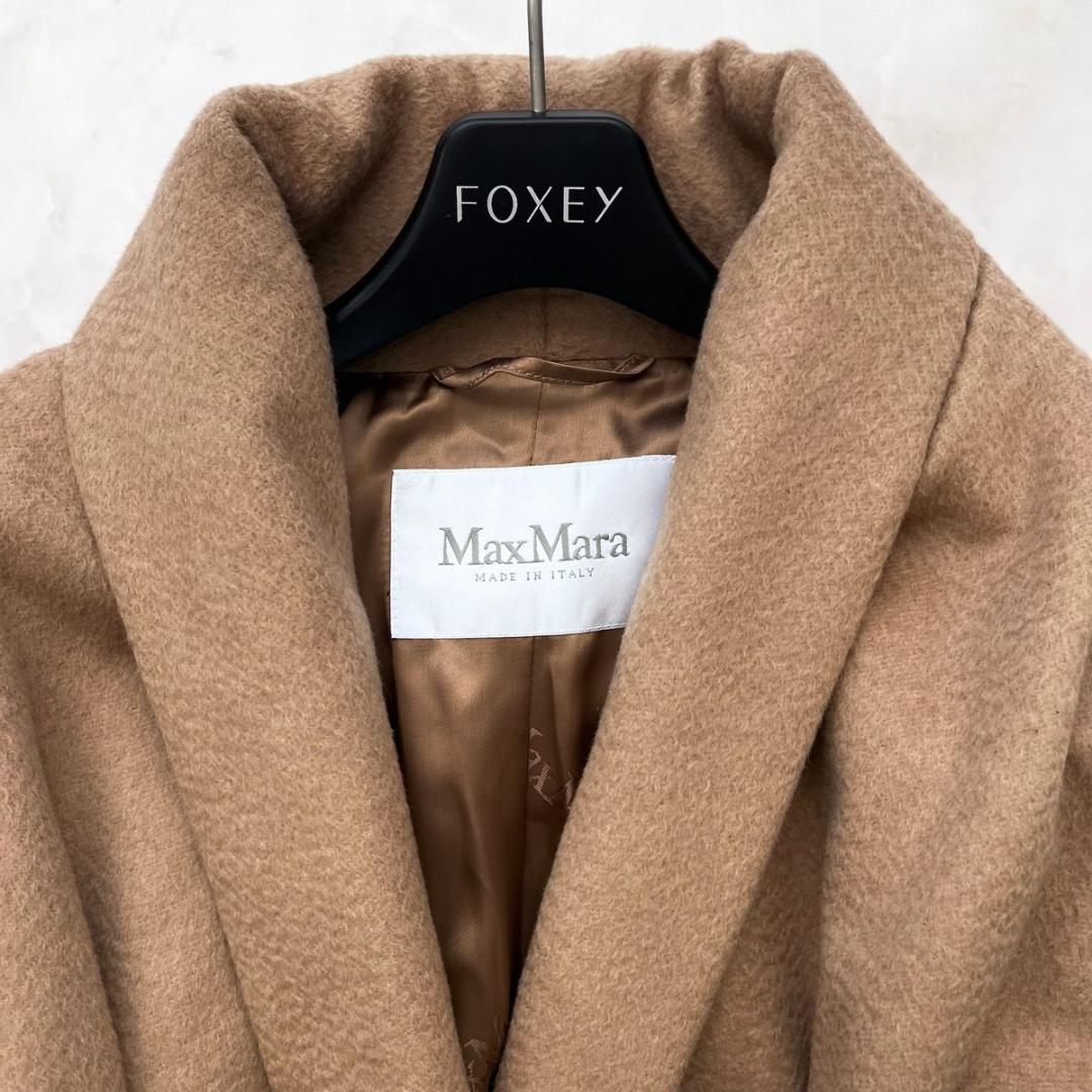 MaxMara ベルテッドファーコート 2way キャメル100% 36 S