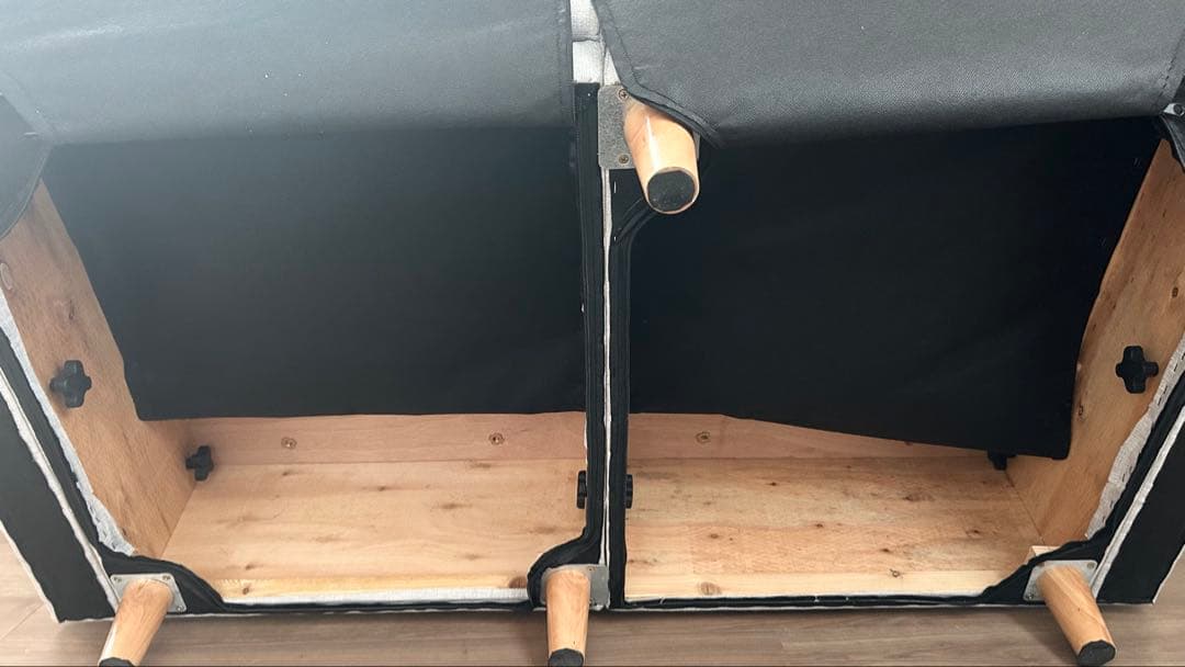 blf Furniture 2人掛け ソファ ライトグレー 組み立て