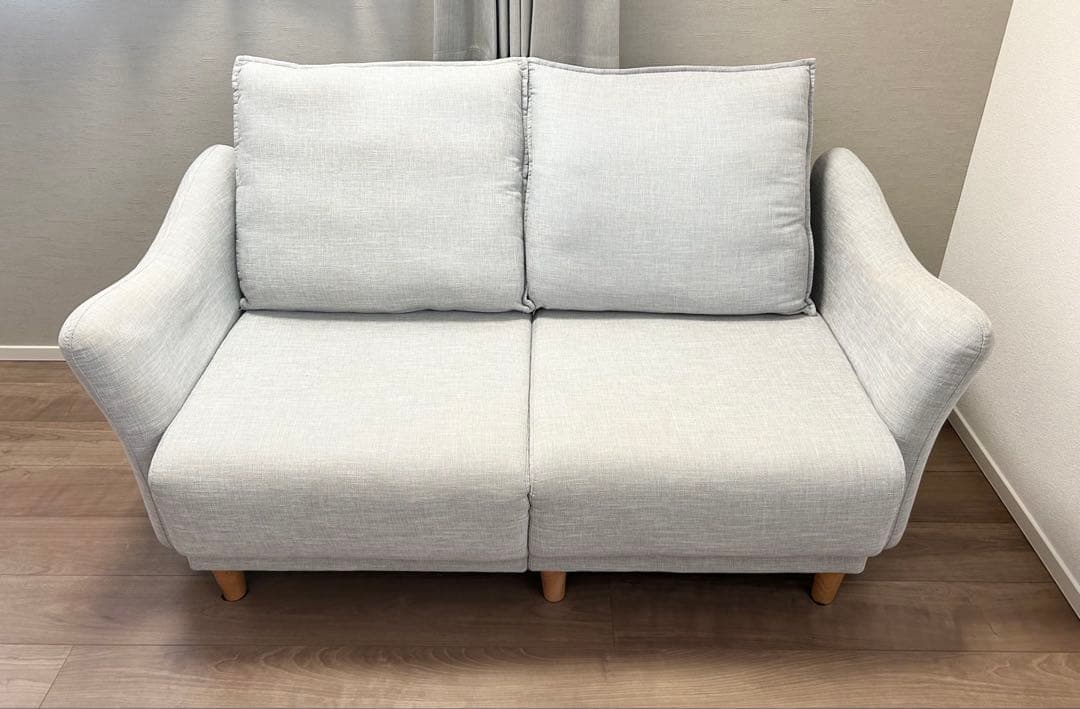 blf Furniture 2人掛け ソファ ライトグレー 組み立て