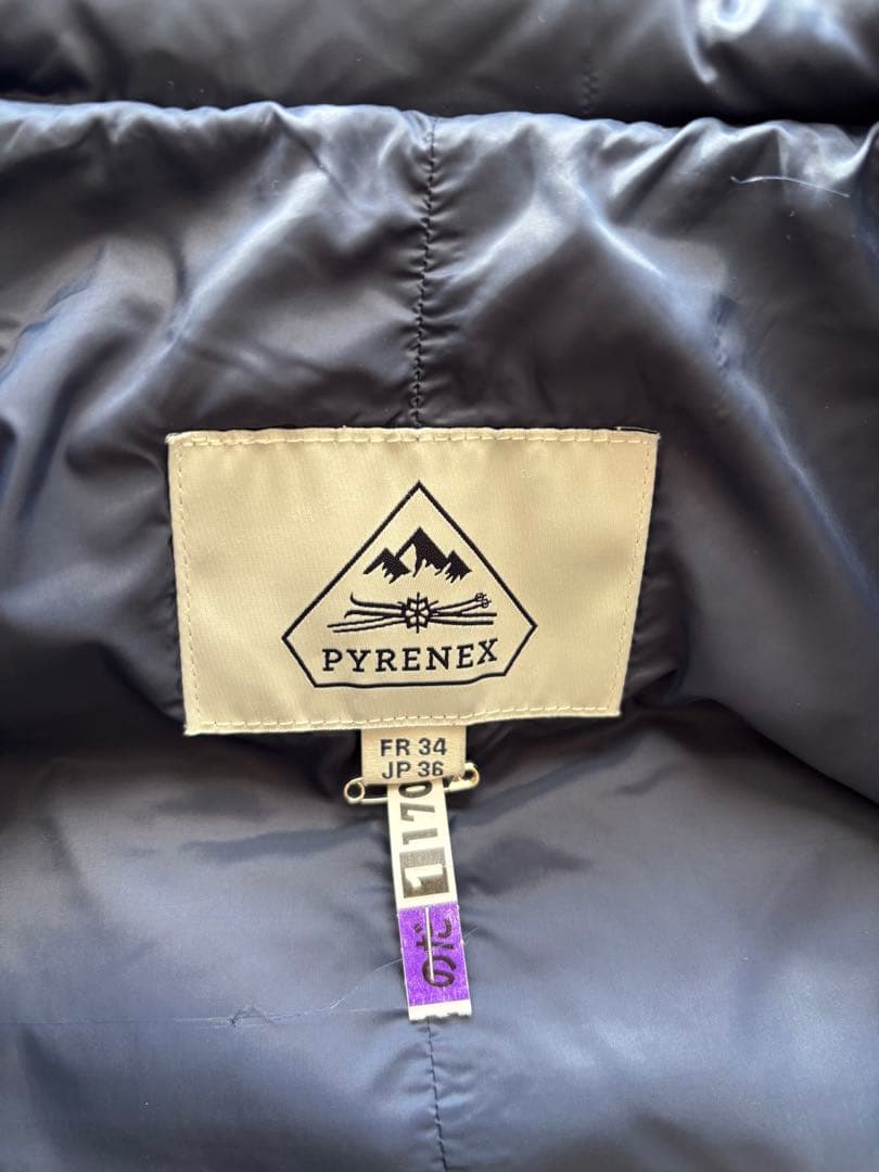 PYRENEX ネイビー ダウンジャケット JP 36