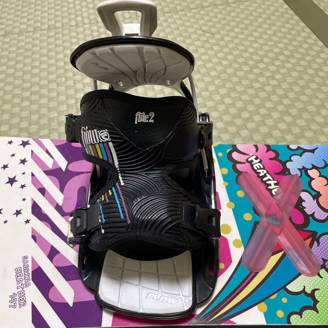 スノーボード2点セット板　サブリナ sabrina FLOW フロー　レディース