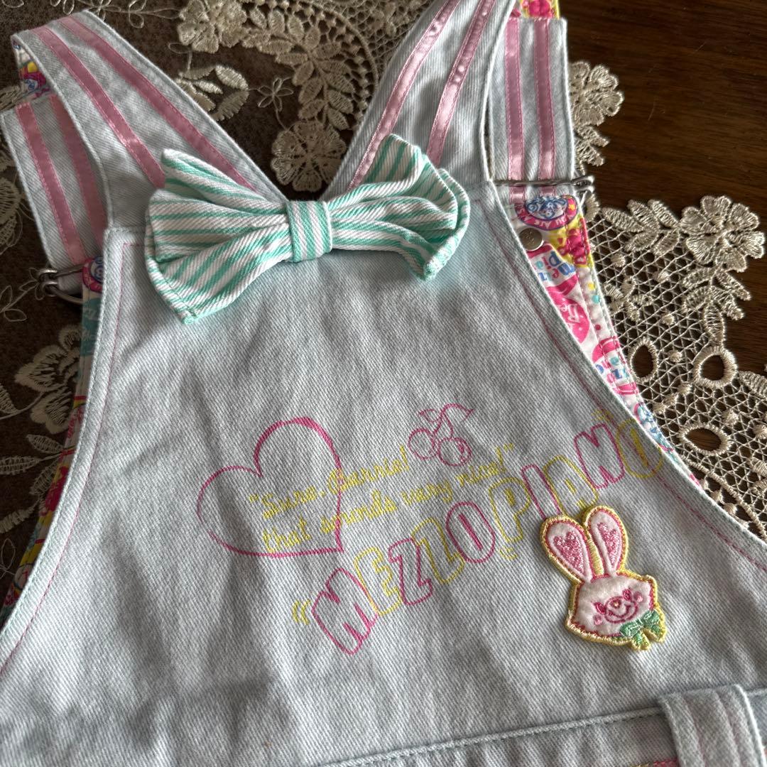 ⭐️Mezzo Piano⭐️ベリエちゃん&ラブちゃん⭐️ジャンパースカート⭐️美品⭐️