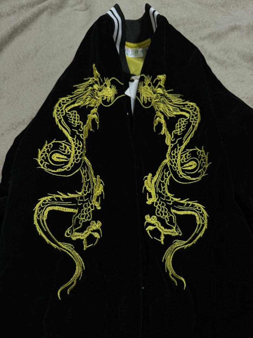 未使用 別珍 MOON EYES 龍 日本限定 スカジャン unisex 美品