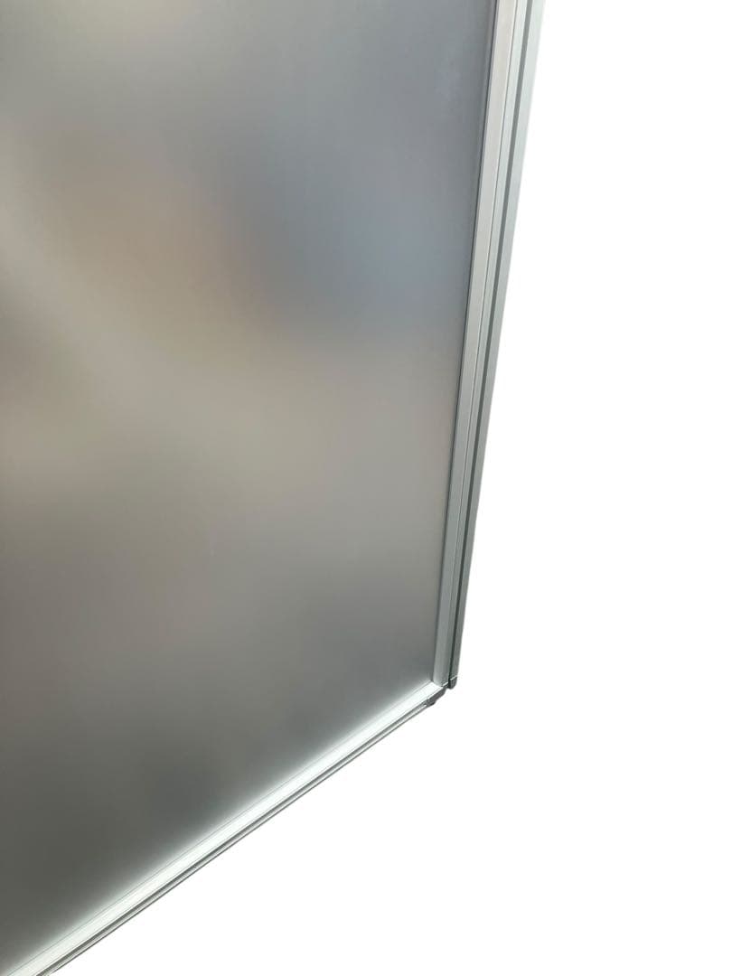 【美品】パーテーション 2枚セット アルミ オフィス 衝立 間仕切り 目隠し