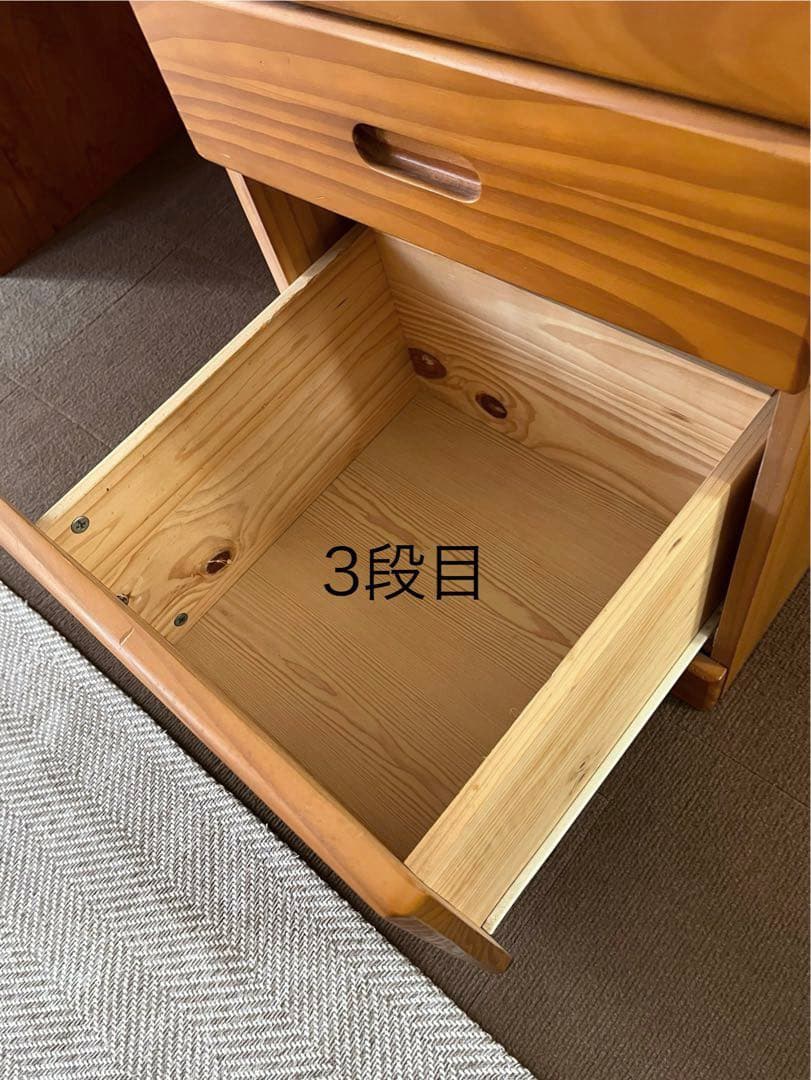 木製デスク① 引き出し付き DIY