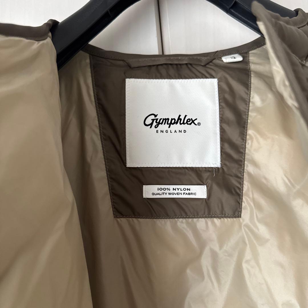 【最終】Gymphlex　ジムフレックス　ハンドキルトダウンノーカラーコート