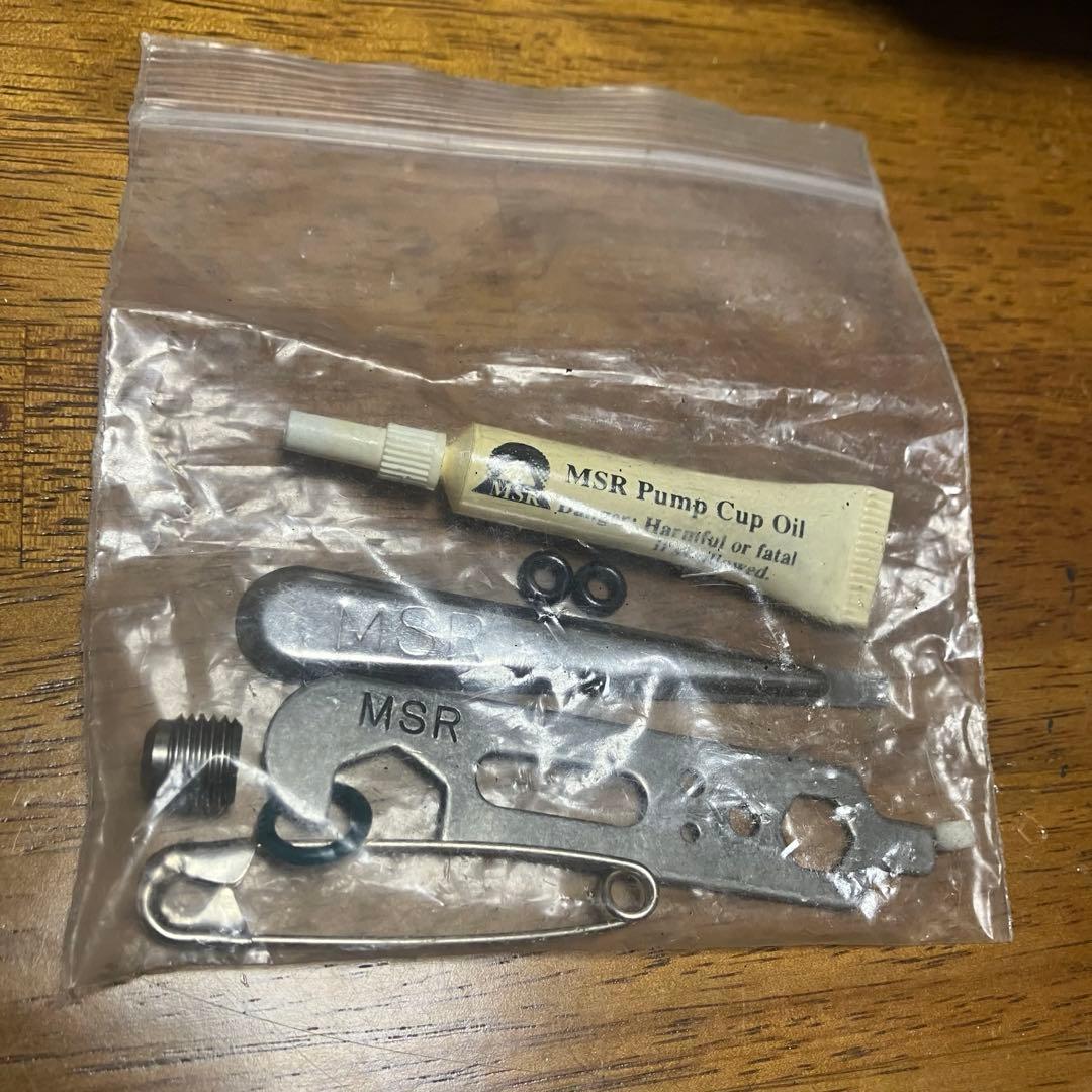 MSR Dragonfly ドラゴンフライ　ボトル 修理キット付き