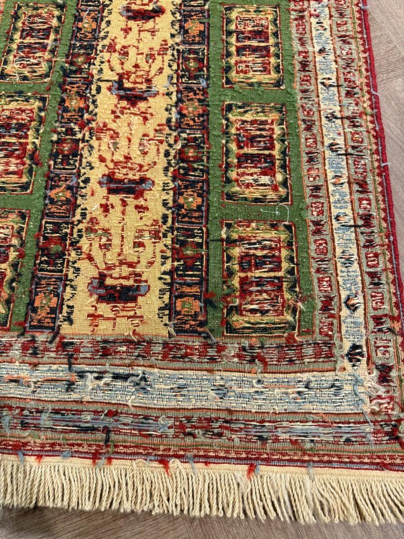 手織りペルシャ絨毯 シルジャン スマックキリム 106x64cm イラン産 玄関