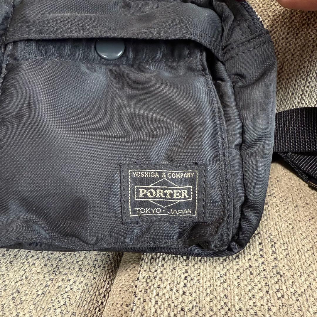 ポーター PORTER タンカー ボディバッグ ショルダーバッグ 黒 美品