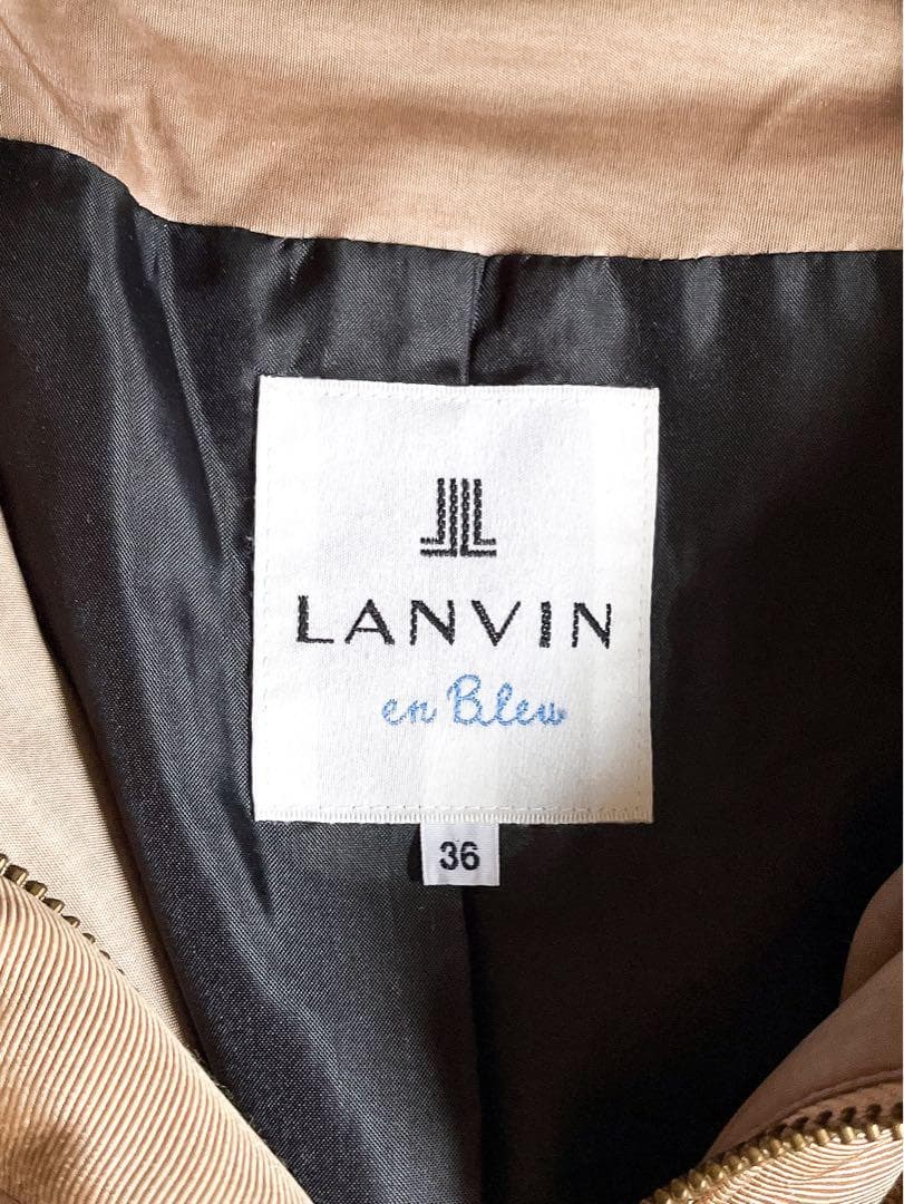 【ランバンオンブルー】安室奈美恵着 2way ロングダウンコート Aライン 36