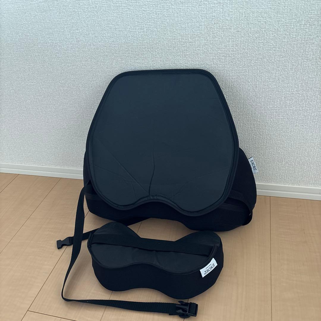 EXGEL ハグドライブ　バッククッション　ネッククッション　セット