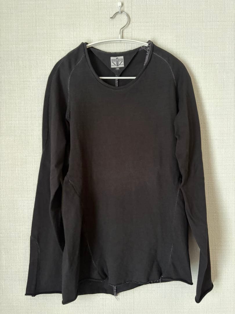 わ*中様 Zam Barrett ザムバレット 厚手ロングT 黒 立体裁断 アル