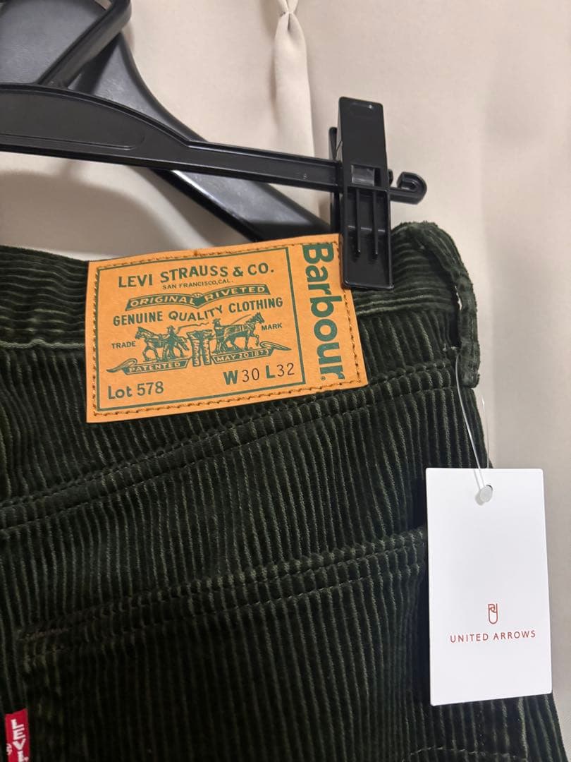 Barbour × Levi’s 578 コーデュロイトラウザー　サイズ30