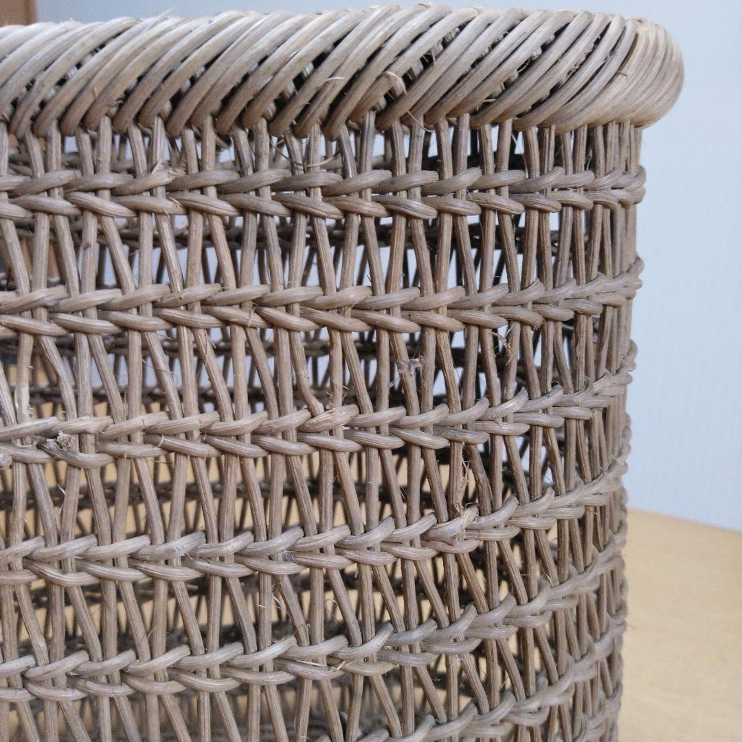むきあけびかご　あけびづる　 つる編みかご