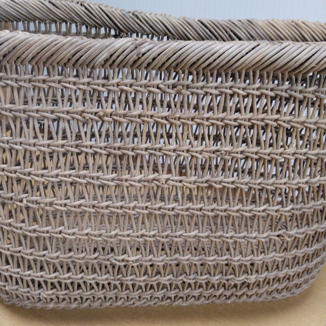 むきあけびかご　あけびづる　 つる編みかご