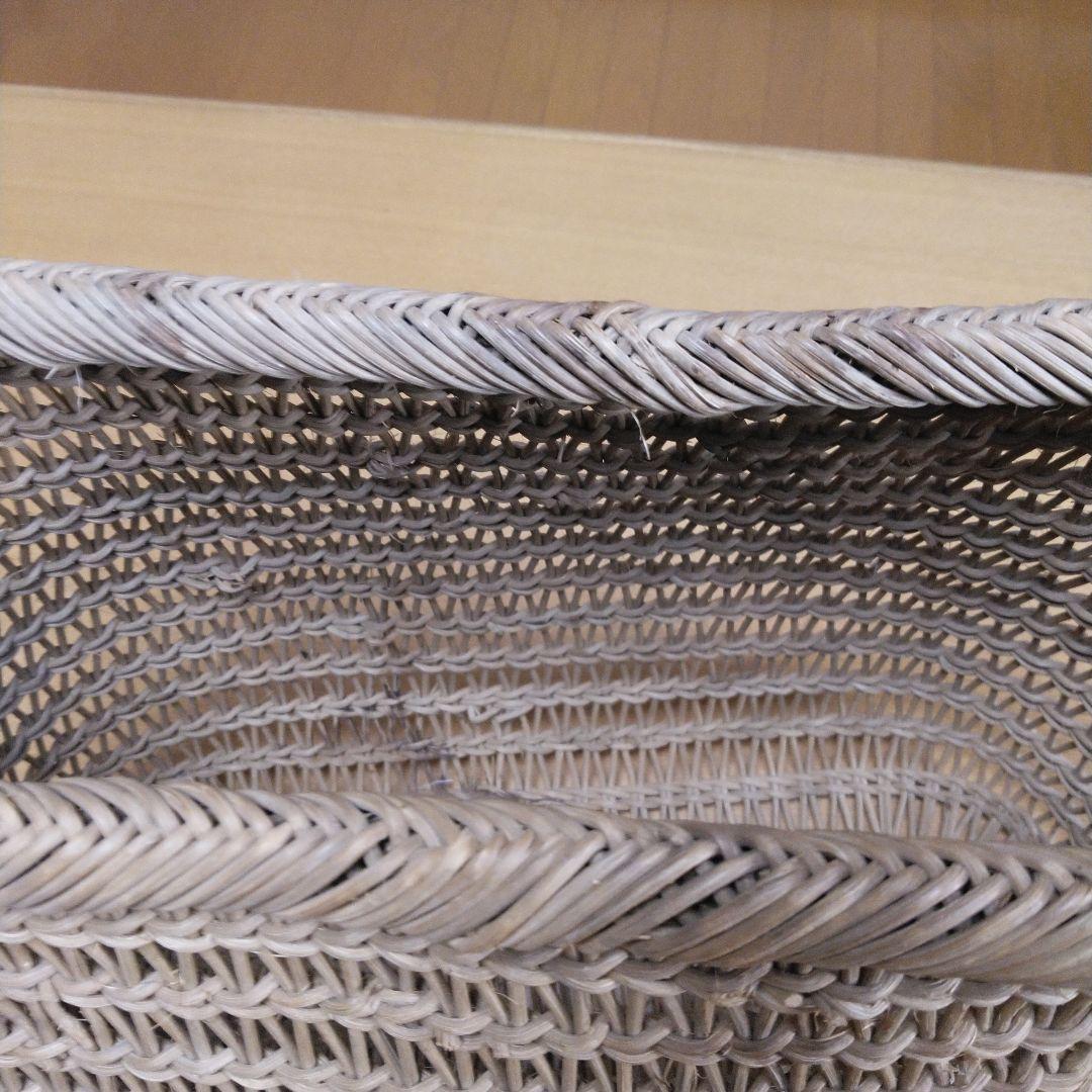 むきあけびかご　あけびづる　 つる編みかご