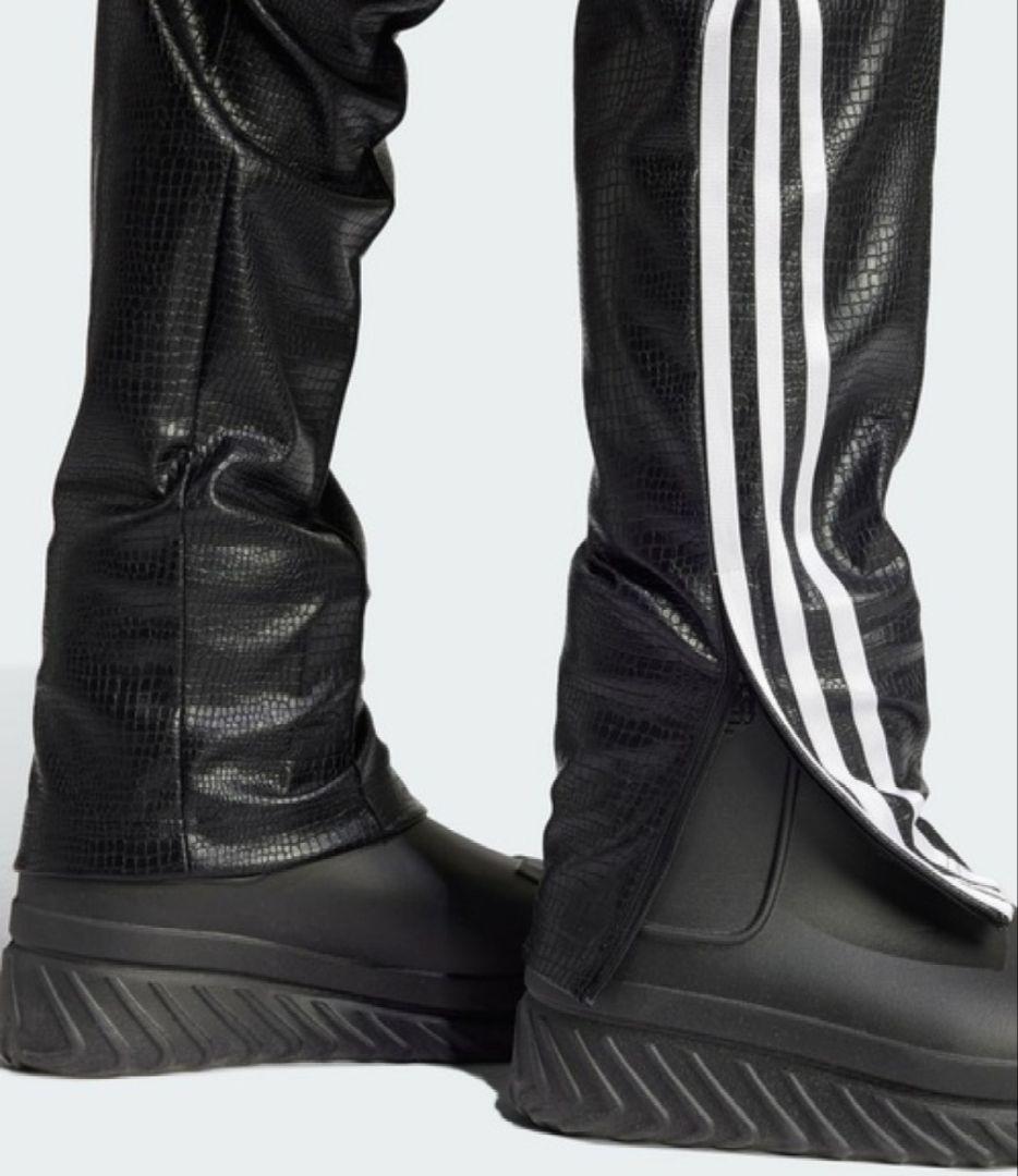 希少✨アディダス オリジナルス プレミアム フェイクレザー トラックパンツ