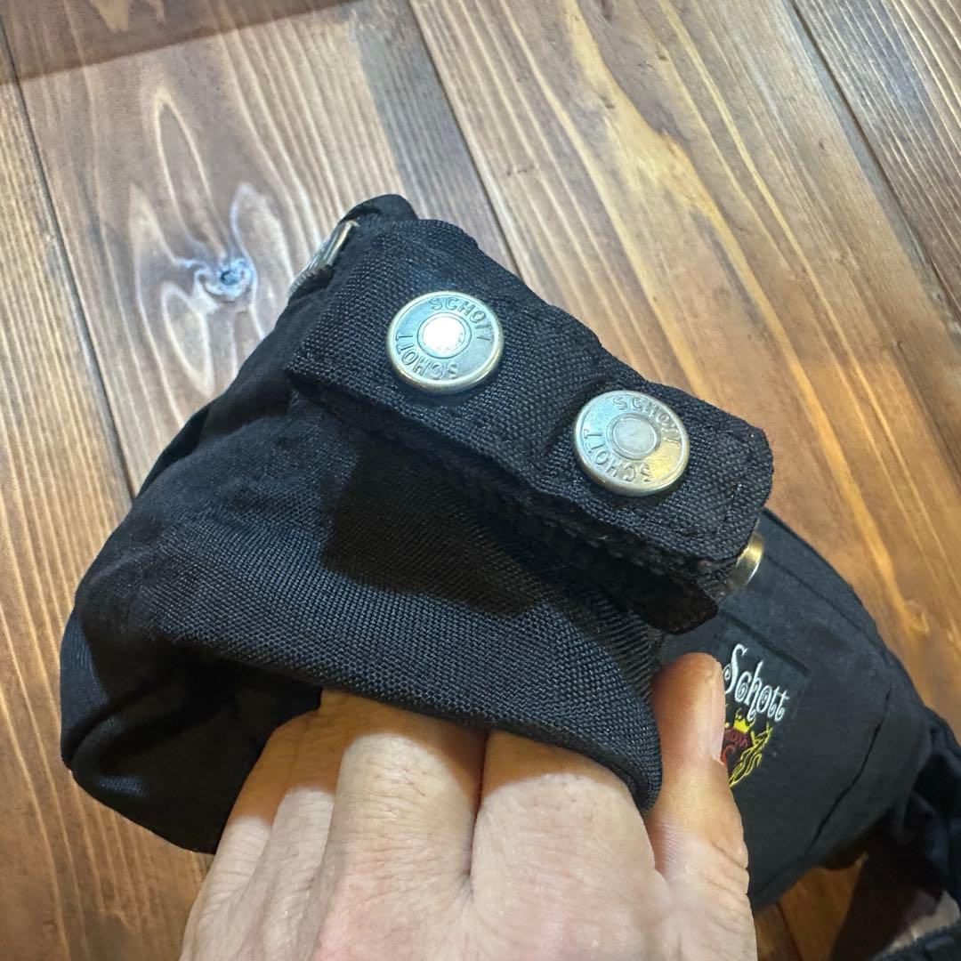 schottキルティング ボディバッグ ブラック